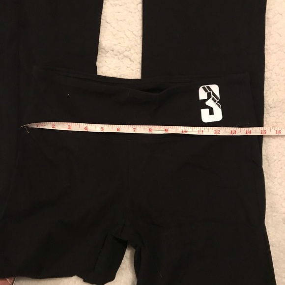 NWOT SO Intimates Yoga Pant Size Medium All Black flare legging - Picture 2 of 3